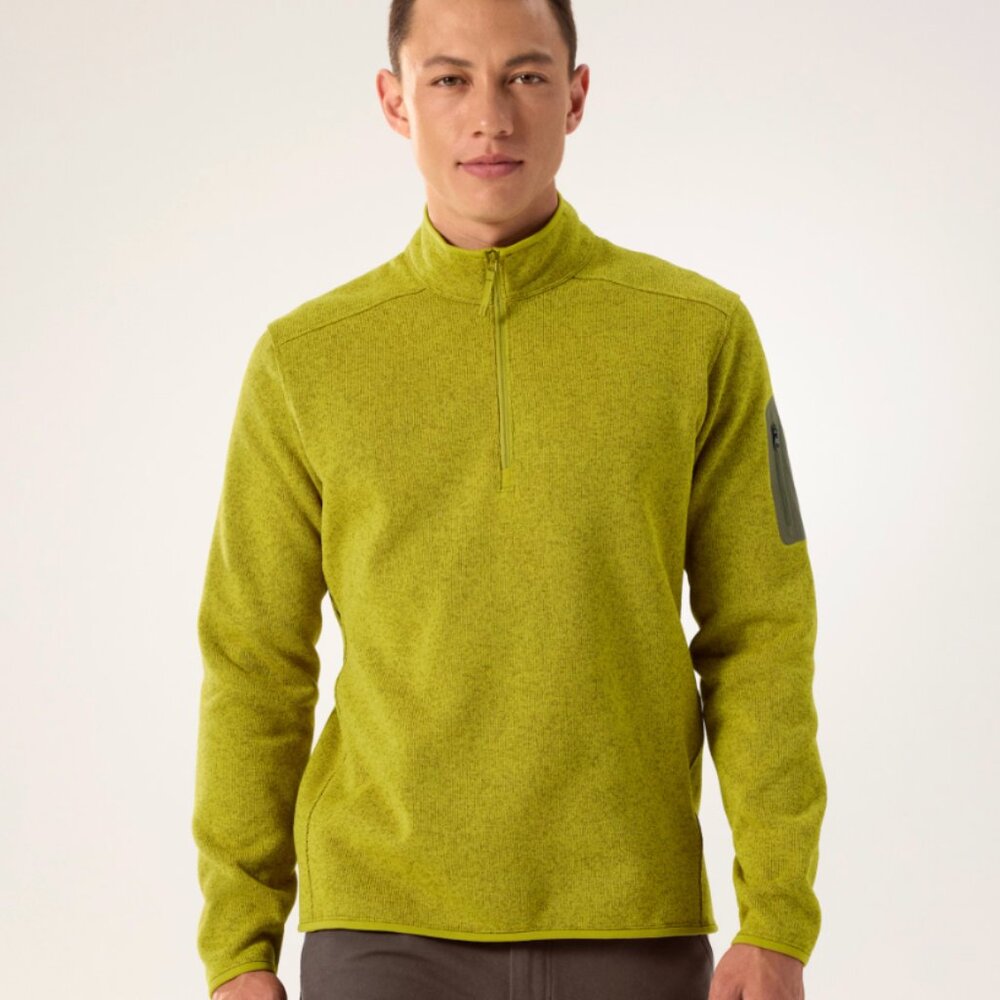 NWT Arc'Teryx Covert 1/2 Zip Neck Men's size M olive heather